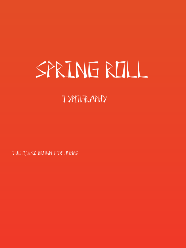Spring Roll Poster