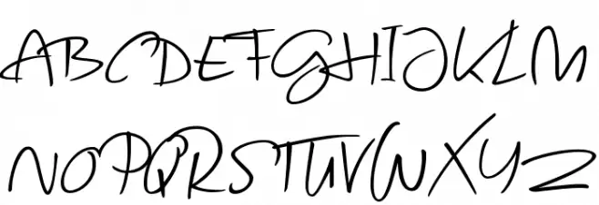 Spring Script Schriftart Groß