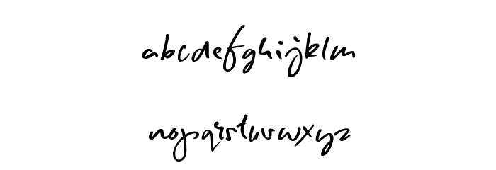 Spring Script Font LOWERCASE