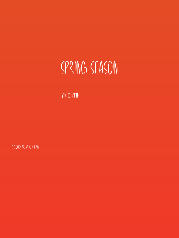 Spring Season Poster