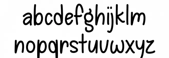 Spring Snowstorm फ़ॉन्ट लोअरकेस