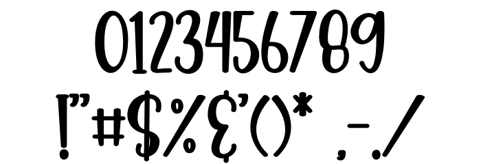 Spring Story Font OTHER CHARS