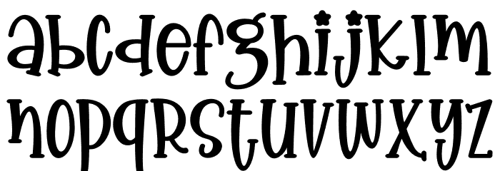Spring Story Font LOWERCASE