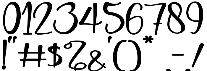 Spring Sunshine _ Personal Use Font OTHER CHARS