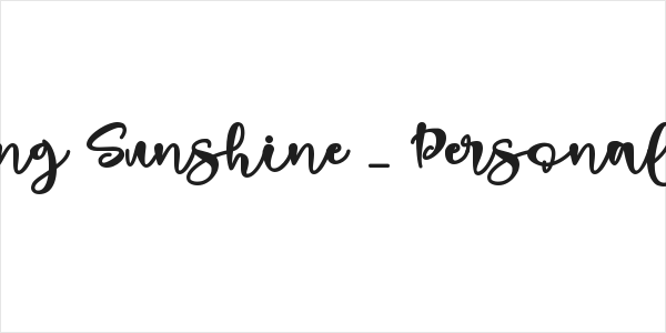 Spring Sunshine _ Personal Use Logo