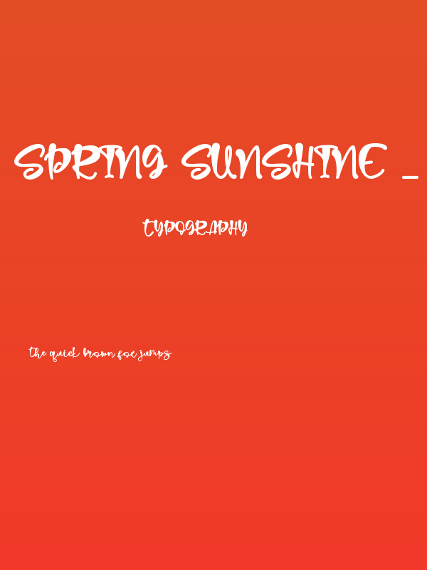 Spring Sunshine _ Personal Use Poster