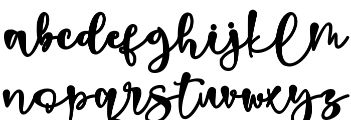 Spring Sunshine _ Personal Use Font LOWERCASE