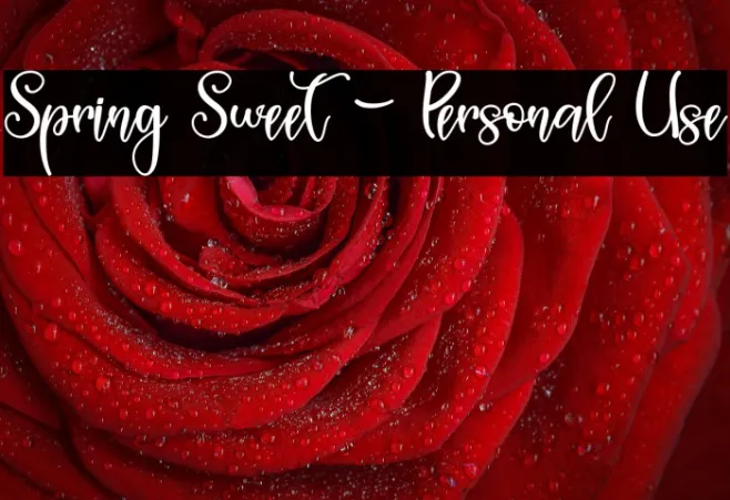 Spring Sweet - Personal Use Example 2