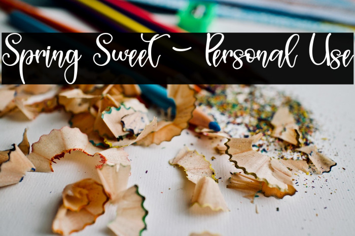 Spring Sweet - Personal Use Example 3