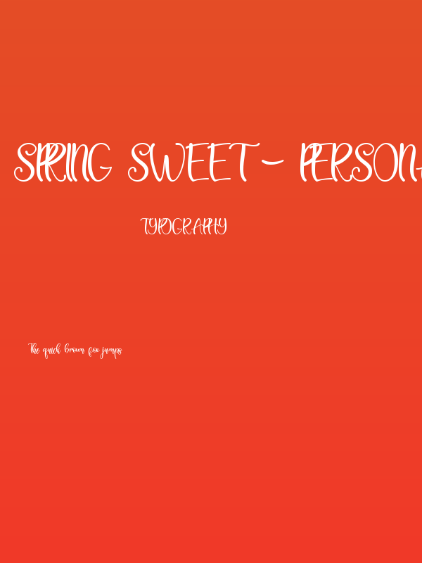 Spring Sweet - Personal Use Poster