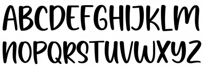 Spring Time Schriftart Groß
