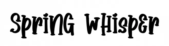 Spring Whisper  免费字体下载