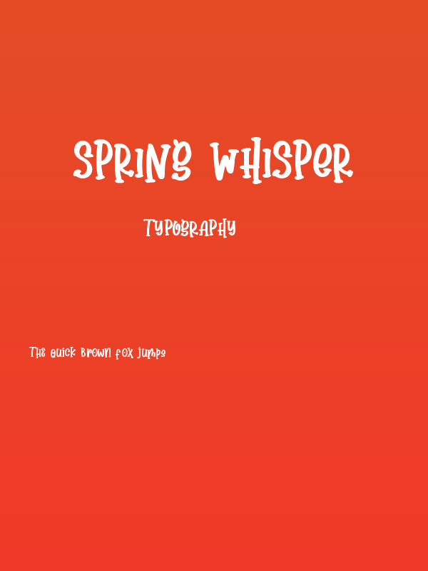Spring Whisper Poster