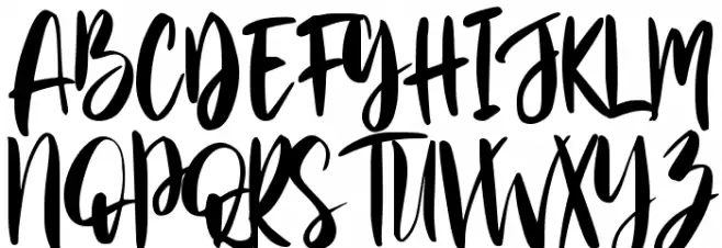 Spring has come - personal use Schriftart Groß