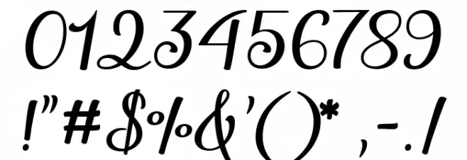 Spring in May Font OTHER CHARS