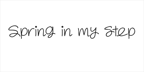 Spring in my step Logo