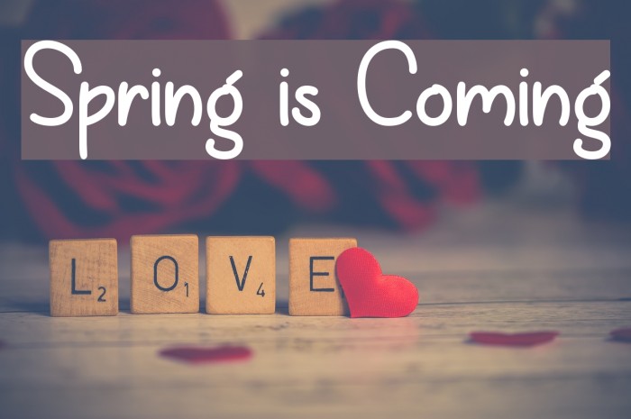 Spring is Coming Example 2