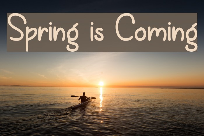 Spring is Coming Example 3