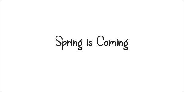 Spring is Coming Logo