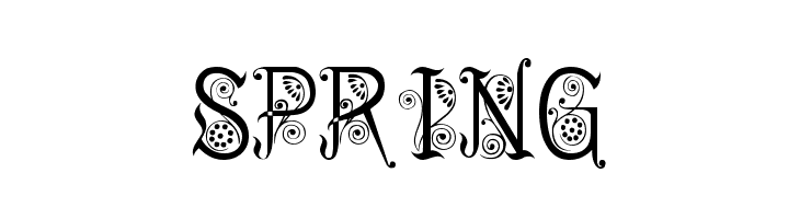 Spring Font