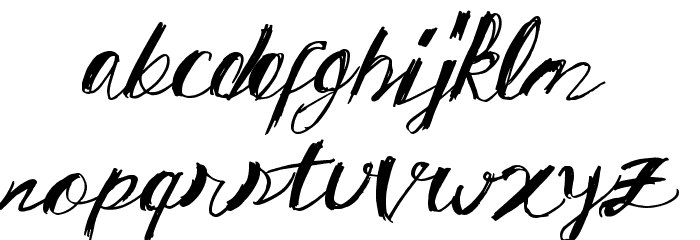 SpringAway Font LOWERCASE