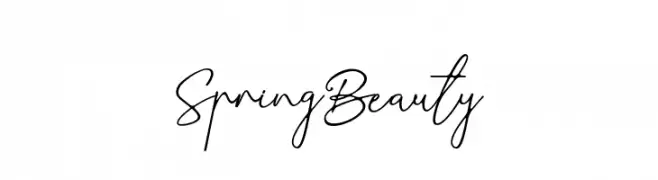 SpringBeauty  Frei Schriftart Herunterladen
