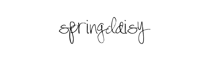 SpringDaisy Font