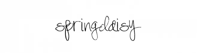 SpringDaisy  नि: शुल्क फ़ॉन्ट्स डाउनलोड