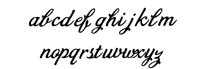 SpringFlowers Font LOWERCASE