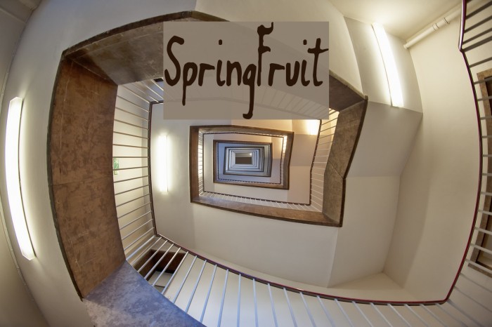 SpringFruit Font examples
