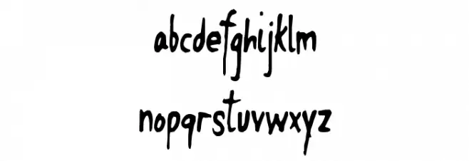SpringFruit Schriftart Kleinbuchstaben