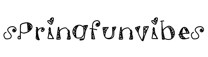 SpringFunVibes  नि: शुल्क फ़ॉन्ट्स डाउनलोड