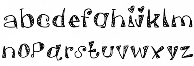 SpringFunVibes Caratteri MINUSCOLO