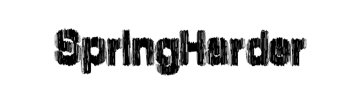 SpringHarder  免费字体下载