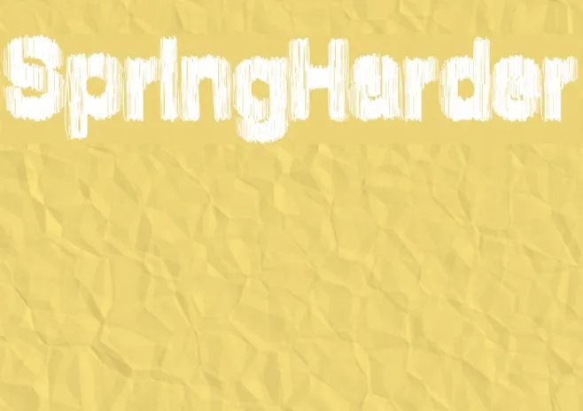 SpringHarder Example 1