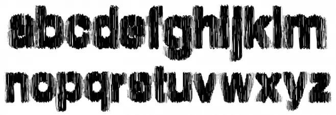 SpringHarder Шрифта строчной