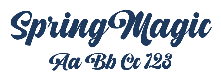 SpringMagic Font Preview