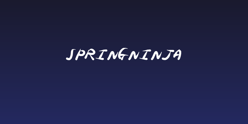 SpringNinja Social Header