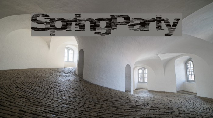 SpringParty Font examples