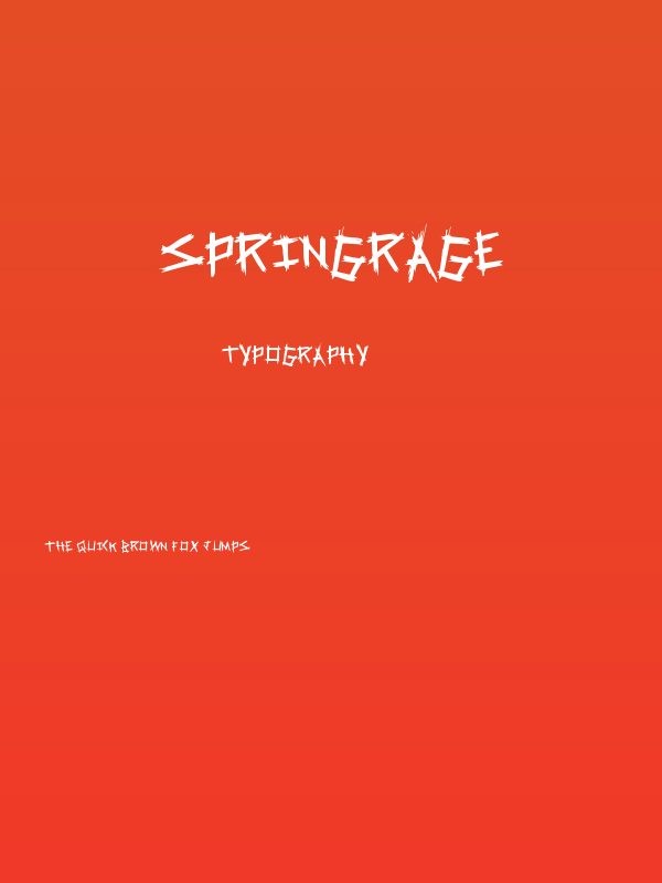 SpringRage Poster