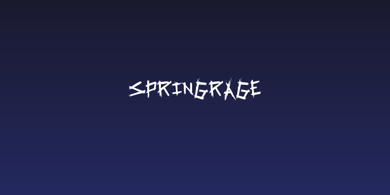 SpringRage Social Header