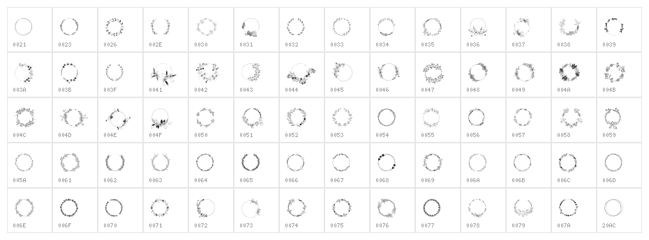 SpringRomance Character Map