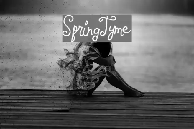 SpringTyme Font examples