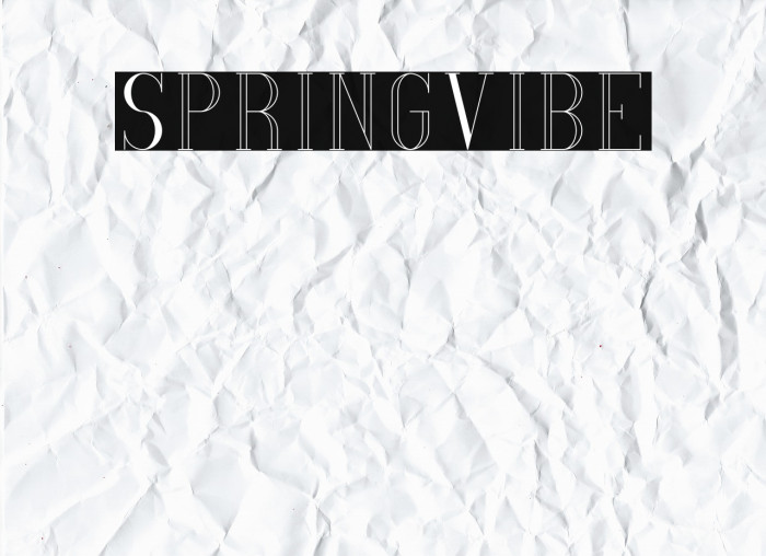SpringVibe Font examples