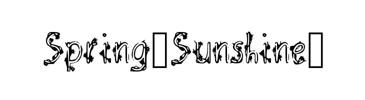 Spring_Sunshine_  font caratteri gratis
