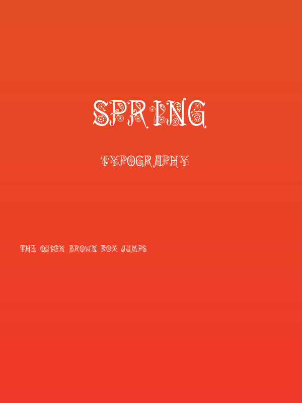 Spring Poster