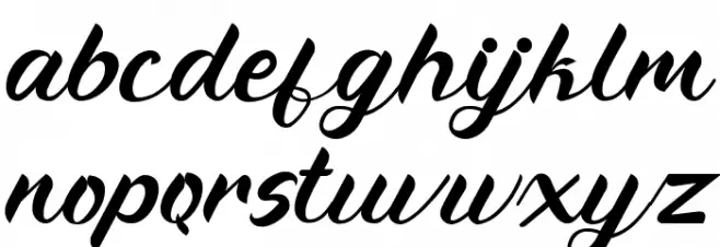 Springate फ़ॉन्ट लोअरकेस