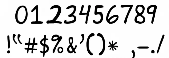 Springfield Cartoon Regular Font OTHER CHARS