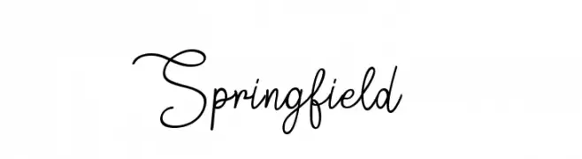 Springfield  Descarca Fonturi Gratis