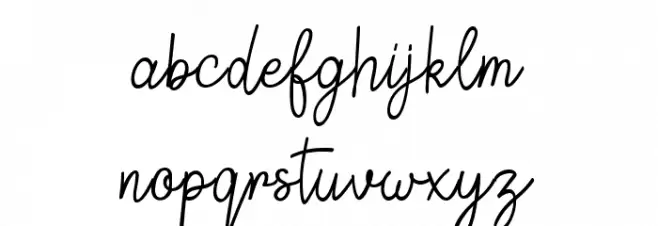 Springfield Font LOWERCASE